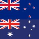 Bandeira Nova Zelândia e Austrália