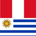Bandeira Peru e Uruguai
