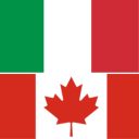 Bandeira Itália e Canadá