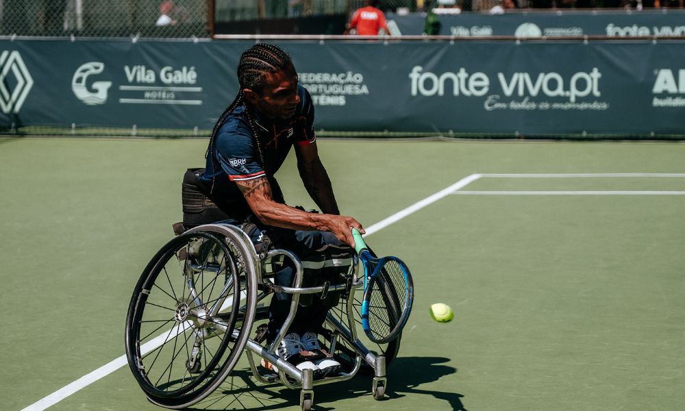 Ymanitu Silva, um dos representantes do Brasil na Copa do Mundo de tênis em CR (Foto: Sara Hawk/CBT)