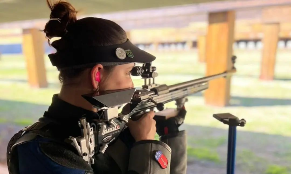 Geovana Meyer no Campeonato das Américas de Caribina e Pistola 2024