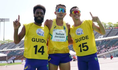 Yeltsin Jaques, medalhista de ouro no Mundial de atletismo paralímpico (Reprodução/Twitter/@ParaAthletics)