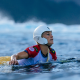 Tatiana Weston-Webb em ação na etapa do Taiti do Circuito Mundial de surfe (Foto: WSL)