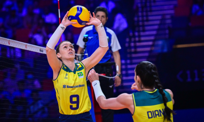 Roberta e Diana em ação na Liga das Nações de vôlei feminino - a VNL 2024 ao vivo