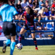 Antonia Silva em partida de futebol pelo Levante UD