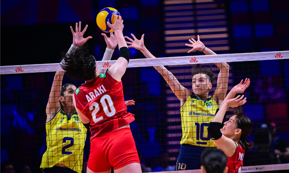 Brasil e Japão se enfrentam na semifinal da Liga das Nações de vôlei feminino, a VNL 2024