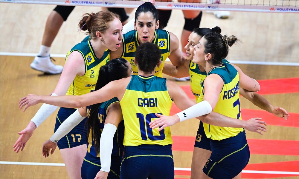 Brasil, Alemanha, VNL, Vôlei, onde assistir vôlei feminino paris quênia