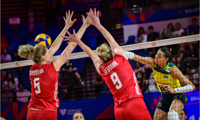 Brasil e Polônia na Liga das Nações de vôlei feminino, bronze ao vivo, VNL