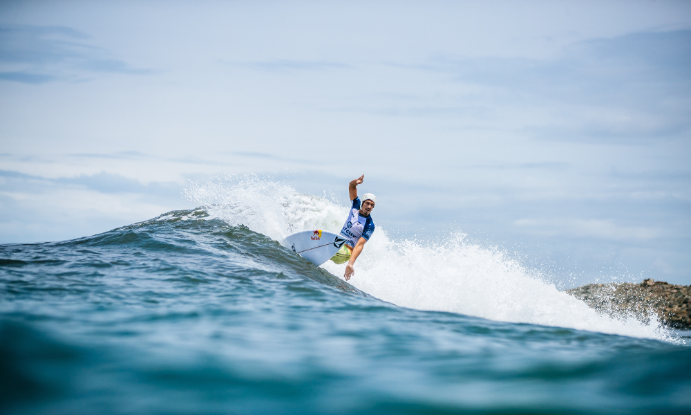 João Chianca durante etapa de El Salvador da WSL