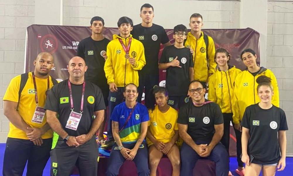 Delegação brasileira no Pan-Americano sub-15 de Wrestling