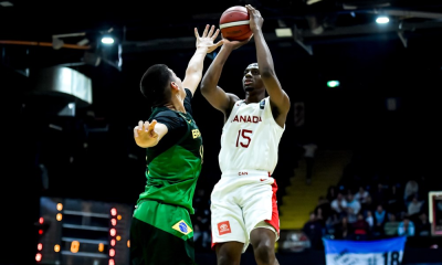 Confronto entre Brasil e Canadá pela AmeriCup Sub-18 (Foto: FIBA)