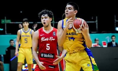 Partida entre Brasil e Porto Rico, válida pela AmeriCup Sub-18 (Foto: FIBA)