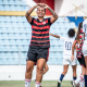 Jogadora do Flamengo celebrando gol no Brasileirão Feminino sub-20