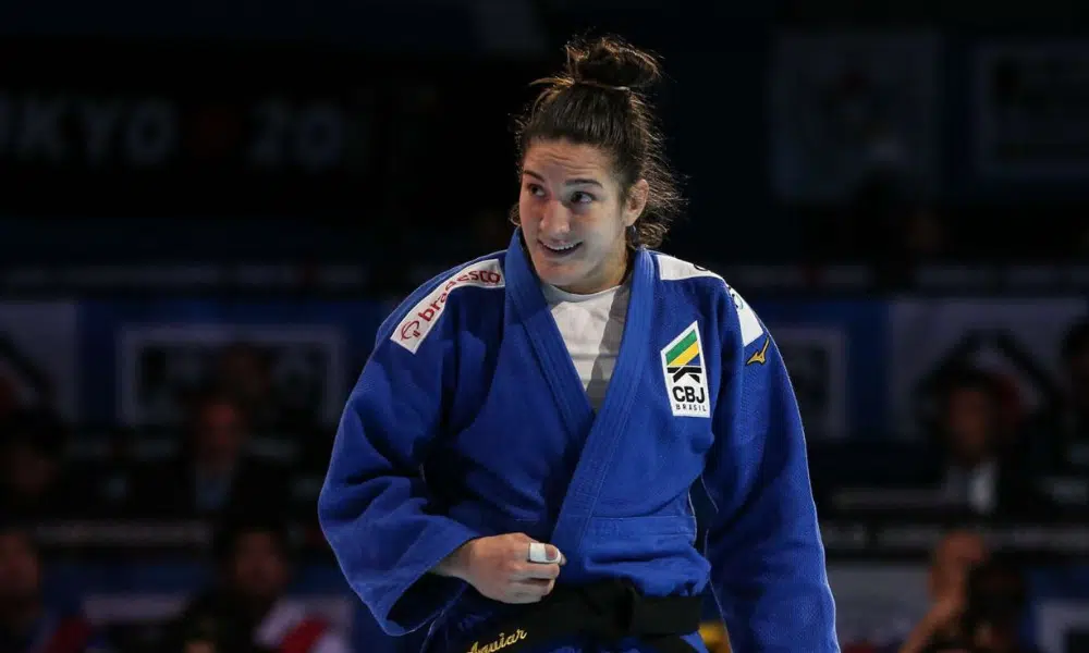 Mayra Aguiar é a esperança do Brasil na categoria meio-pesado feminino nos Jogos Olímpicos de Paris-2024