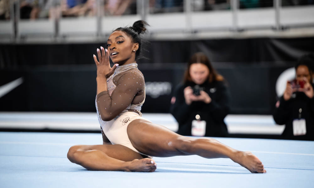 Simone Biles no Campeonato Nacional dos Estados Unidos de Ginástica artística