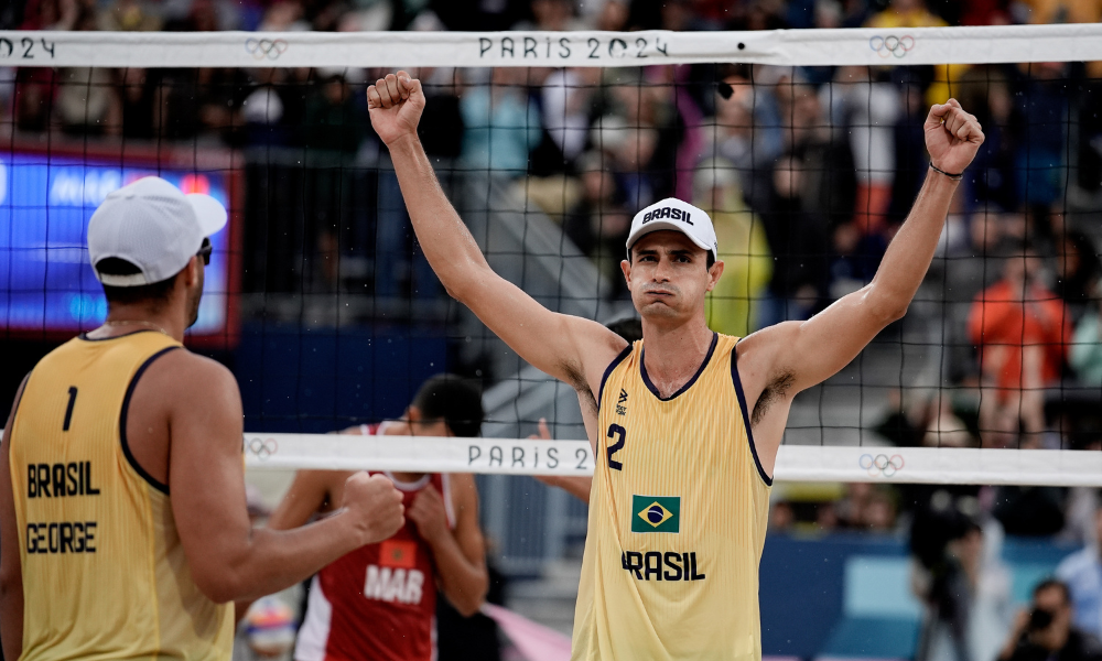 André e George nos Jogos Olímpicos de Paris-2024