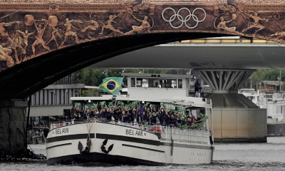 Cerimônia de abertura dos Jogos Olímpicos de Paris-2024 televisiva Rio Sena