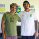 Gabriel Medina e Charles Medina juntos para a disputa dos Jogos Olímpicos, no Taiti (William Lucas/COB)