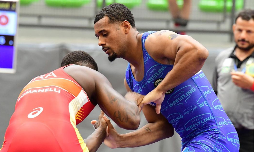 Kauan Gomes, destaque brasileiro e classificado para o Mundial Sub-20 de wrestling (Foto: Click Certo AWN)