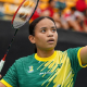 Brasil em ação no Pan Júnior por Equipes de badminton (Foto: Badminton Pan Am)
