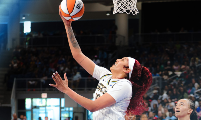 Kamilla Cardoso em ação na WNBA chicago sky