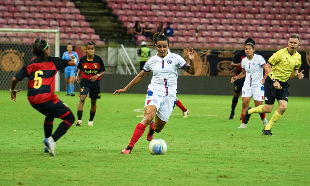 Partida entre Bahia e Sport, válida pela semifinal do Brasileiro A2 (Reprodução/X/@ecbahia)