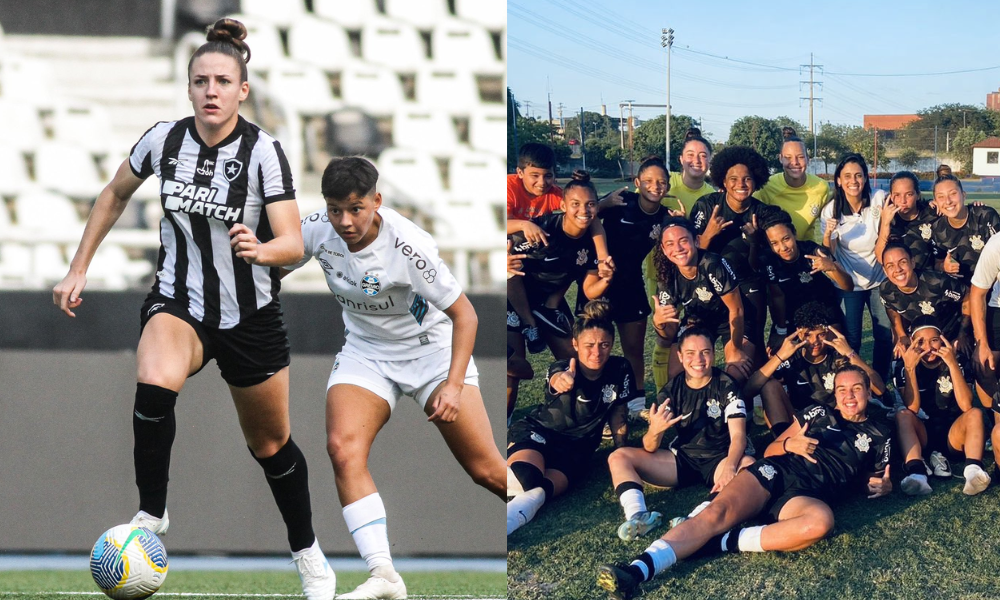 Botafogo e Corinthians, classificados à semifinal do Brasileiro Sub-20 (Arthur Barreto/BFR e Reprodução/Twitter/@SCCPFutFeminino)