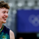Lukas Bergmann, caçula da seleção brasileira de vôlei nos Jogos Olímpicos de Paris-2024 (Miriam Jeske/COB)