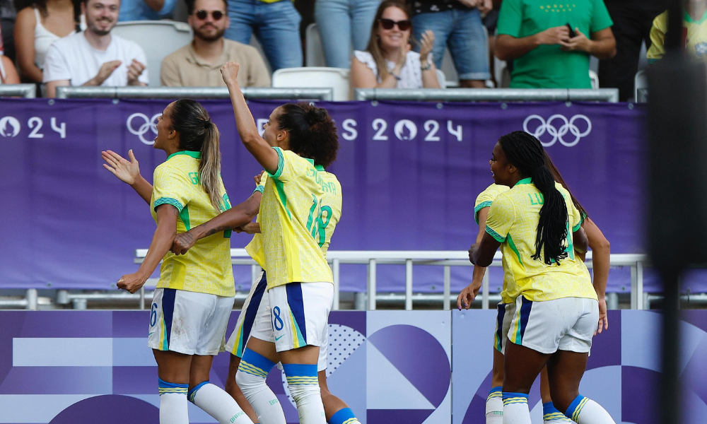 Gabi Nunes em Brasil x Nigéria - futebol feminino jogos de paris-2024