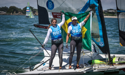 Martine Grael e Kahena Kunze na classe 49er FX - Vela - Jogos Olímpicos de Paris-2024, vela