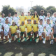 Yaras, jogadoras da seleção brasileira de rúgbi sevens feminino, pousam para foto após convocação para os Jogos Olímpicos de Paris-2024