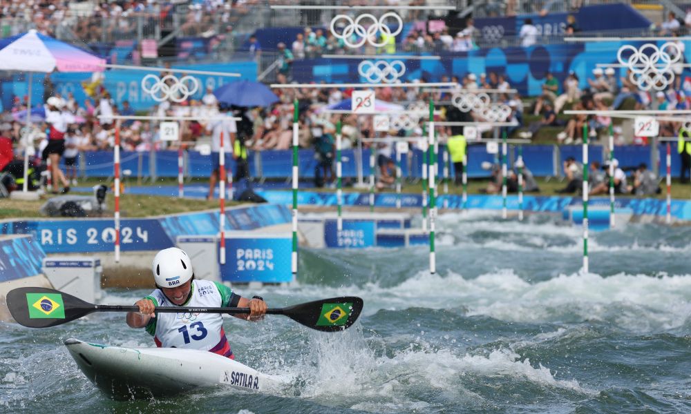 Ana Sátila canoagem slalom nos Jogos Olímpicos de Paris 2024 caiaque k1 final Ettore Ivandi