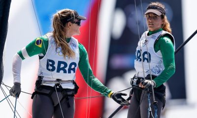 Martine Grael e Kahena Kunze na classe 49er FX - Vela - Jogos Olímpicos de Paris-2024, vela