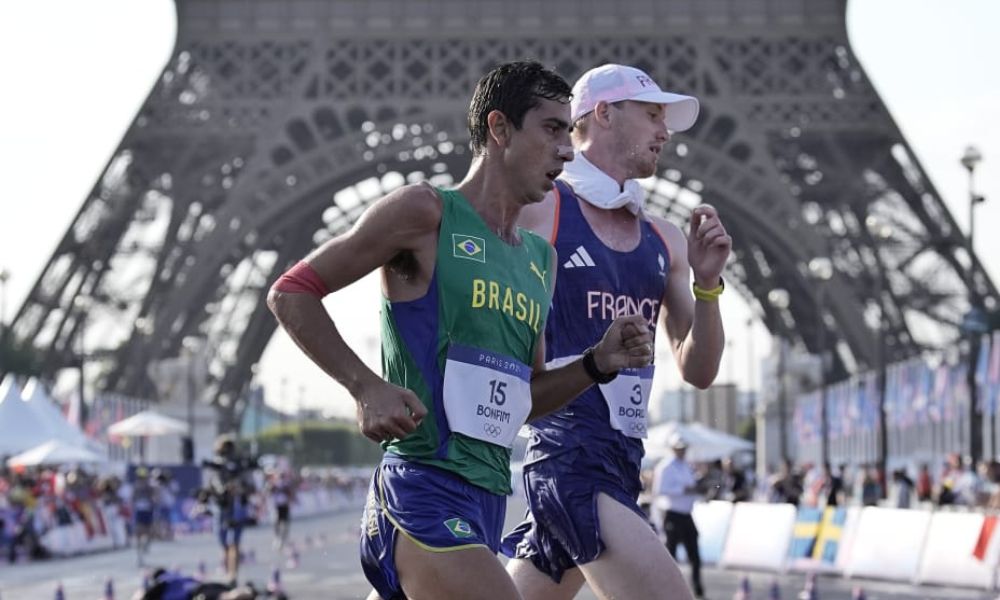 Caio Bonfim na marcha atlética 20 km dos Jogos Olímpicos de Paris-2024