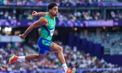 Almir Júnior Brasil no salto triplo nos Jogos Olímpicos de Paris-2024 Diamond League Roma salto triplo