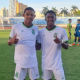 David e Paulinho, autores dos gols da vitória do América-MG no Brasileiro Sub-17 (Reprodução/Twitter/@AmericaFC1912)