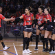 Sesi Bauru na partida válida pela primeira rodada do Paulista Feminino (Ayrton Vignola/Fiesp)