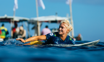 Tatiana Weston-Webb, brasileira classificada à semifinal da etapa de Fiji do Circuito Mundial ao vivo