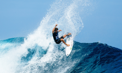 Yago Dora em ação na etapa de Fiji do Circuito Mundial (Aaron Hughes/World Surf League)