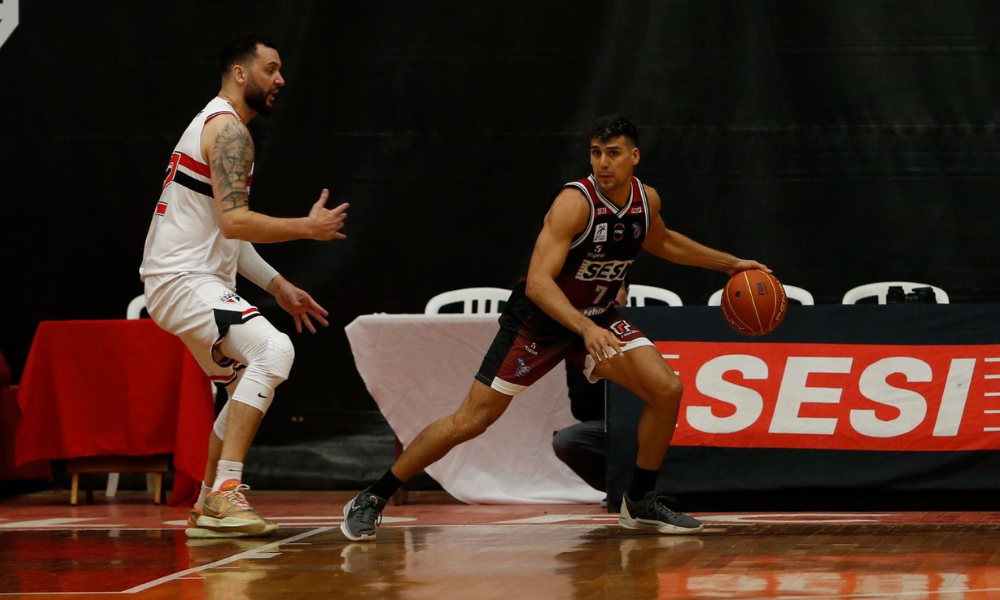 Partida entre Sesi Franca e São Paulo, válida pelo Paulista de basquete (Rubens Chiri/Saopaulofc.net)