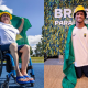 Beth Gomes e Gabriel Araújo, porta-bandeiras do Brasil na cerimônia de abertura dos Jogos Paralímpicos de Paris-2024 (Fotos: CPB)