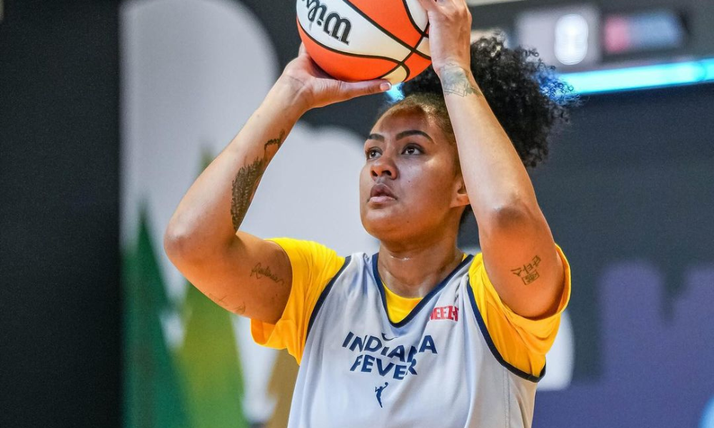 Damiris Dantas, brasileira que atua pelo Indiana Fever na WNBA (Reprodução/Instagram/@indianafever)