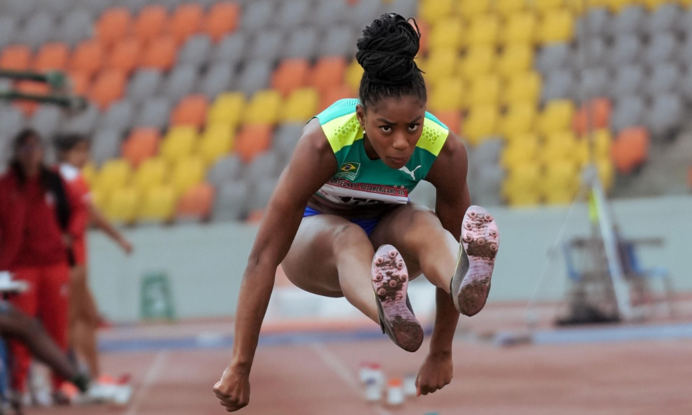 Vanessa Sena, destaque do Brasil na abertura do Mundial Sub-20 de atletismo (Foto: Sebastian Lasquera/Atletismo Sul-Americano)