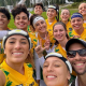 Seleção brasileira feminina de flag football após vitória no Mundial (Reprodução/Instagram/@brasil_oncas)