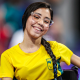 Laissa Teixeira, classificada ao mata-mata da bocha nos Jogos Paralímpicos de Paris-2024 (Foto: Ana Patrícia Almeida/CPB)