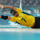 Equipe masculina do Brasil de goalball na partida contra o Irã pelos Jogos Paralímpicos de Paris-2024 (Foto: Wander Roberto/CPB)