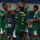 Comemoração dos jogadores do Palmeiras na vitória pelo Brasileiro Sub-20 (Foto: Fabio Menotti/Palmeiras)