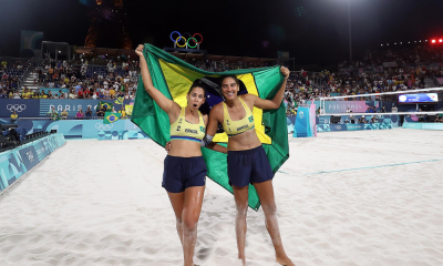 Ana Patrícia e Duda, finalistas no vôlei de praia feminino nos Jogos Olímpicos de Paris-2024 (Gaspar Nóbrega/COB)