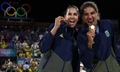 Duda e Ana Patrícia conquistam a medalha de ouro do vôlei de praia nos Jogos Olímpicos de Paris-2024