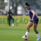 Dudinha em treino da Seleção Feminina sub-20 em preparação para a Copa do Mundo Feminina da categoria